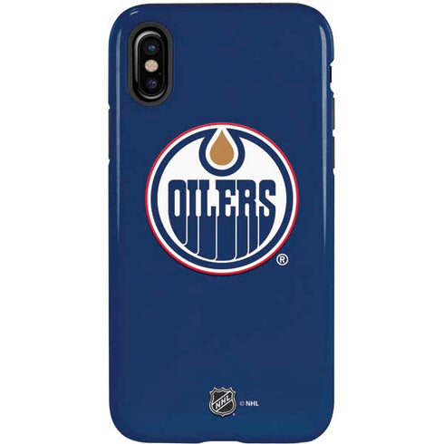 NHL Edmonton Oilers Solid Background iPhone X Pro Case