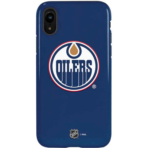 NHL Edmonton Oilers Solid Background iPhone XR Pro Case