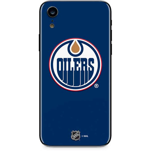 NHL Edmonton Oilers Solid Background iPhone XR Skin