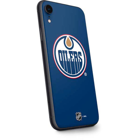 NHL Edmonton Oilers Solid Background iPhone XR Skin