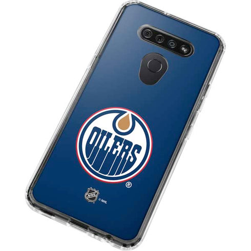 NHL Edmonton Oilers Solid Background LG K51/Q51 Clear Case