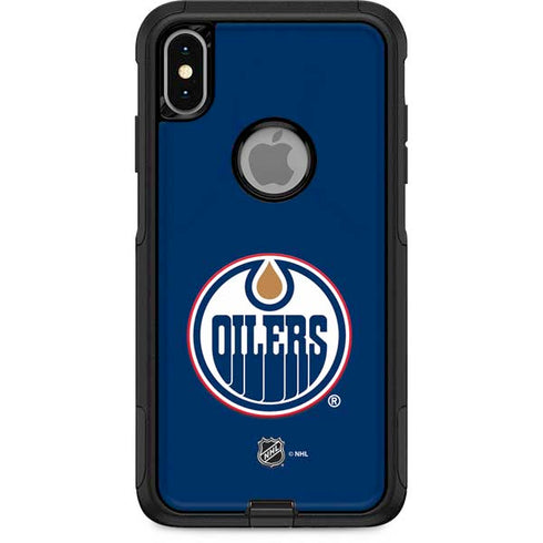 NHL Edmonton Oilers Solid Background Otterbox Commuter iPhone Skin