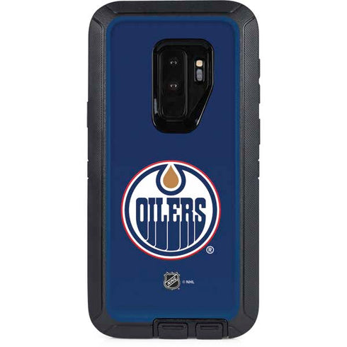 NHL Edmonton Oilers Solid Background Otterbox Defender Galaxy Skin