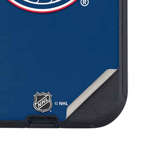 NHL Edmonton Oilers Solid Background Otterbox Defender iPhone Skin