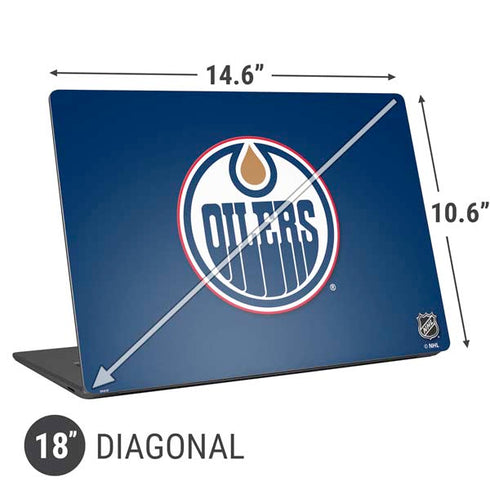 NHL Edmonton Oilers Solid Background Universal Laptop 18in (14.6 x 10.6in) Skin