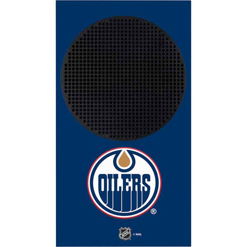 NHL Edmonton Oilers Solid Background Xbox Series S Console Skin