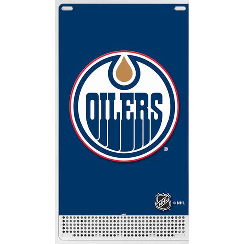 NHL Edmonton Oilers Solid Background Xbox Series S Console Skin