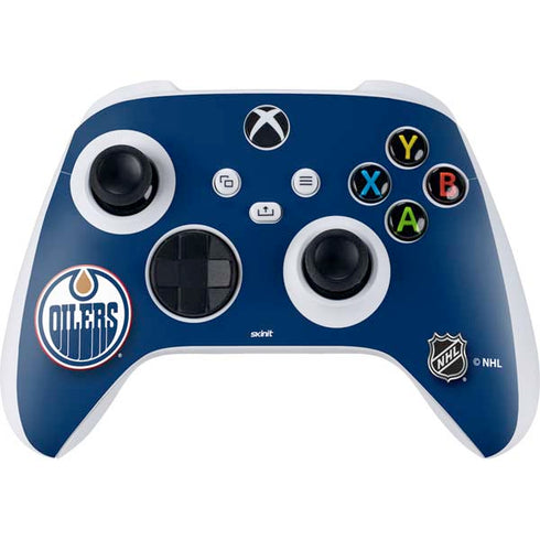 NHL Edmonton Oilers Solid Background Xbox Series S Controller Skin