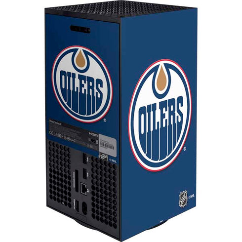 NHL Edmonton Oilers Solid Background Xbox Series X Bundle Skin