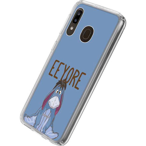 Disney Winnie the Pooh Eeyore Portrait Galaxy A20 Clear Case
