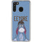 Disney Winnie the Pooh Eeyore Portrait Galaxy A21 Clear Case