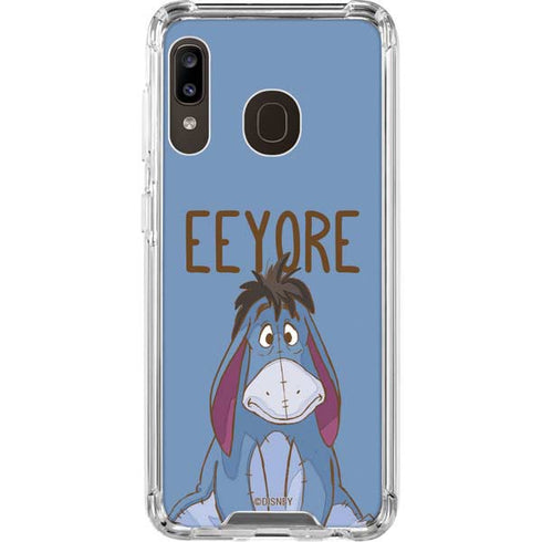 Disney Winnie the Pooh Eeyore Portrait Galaxy A30 Clear Case