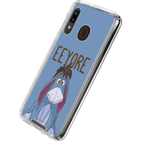 Disney Winnie the Pooh Eeyore Portrait Galaxy A30 Clear Case