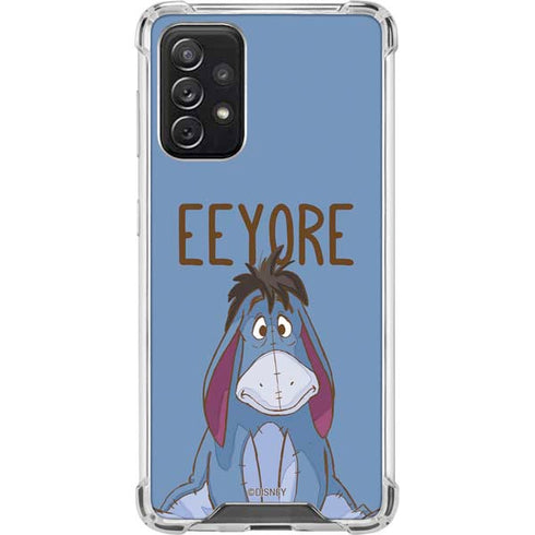 Disney Winnie the Pooh Eeyore Portrait Galaxy A72 5G Clear Case