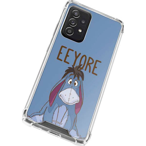 Disney Winnie the Pooh Eeyore Portrait Galaxy A72 5G Clear Case