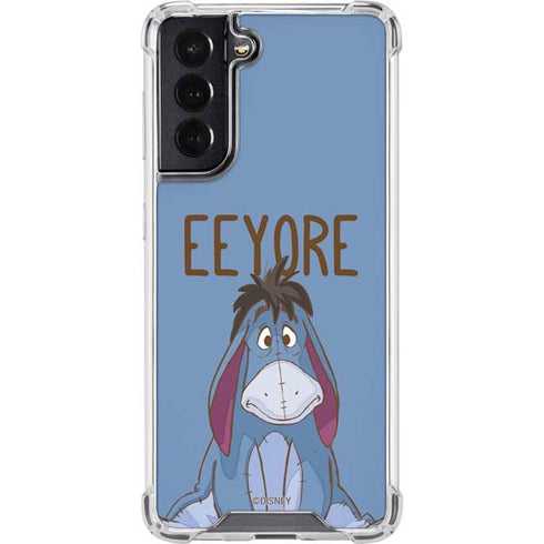 Disney Winnie the Pooh Eeyore Portrait Galaxy S22 Clear Case