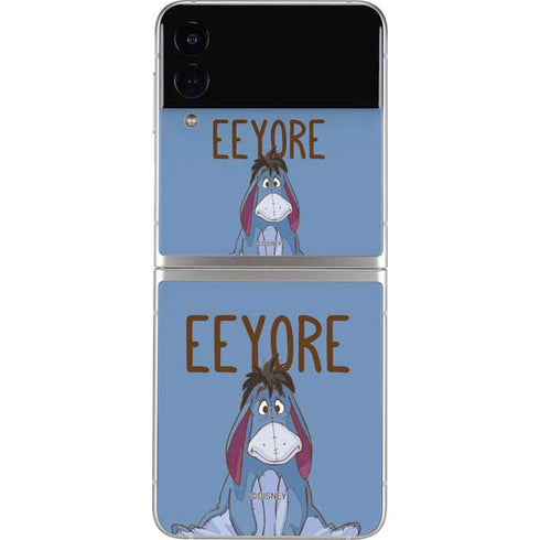 Disney Winnie the Pooh Eeyore Portrait Galaxy Z Flip3 5G Skin