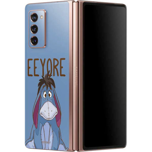 Disney Winnie the Pooh Eeyore Portrait Galaxy Z Fold2 5G Skin