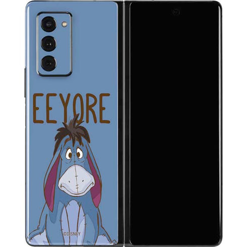 Disney Winnie the Pooh Eeyore Portrait Galaxy Z Fold2 5G Skin