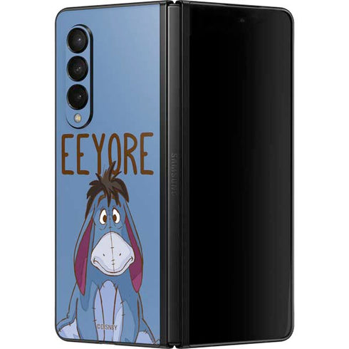 Disney Winnie the Pooh Eeyore Portrait Galaxy Z Fold3 5G Skin