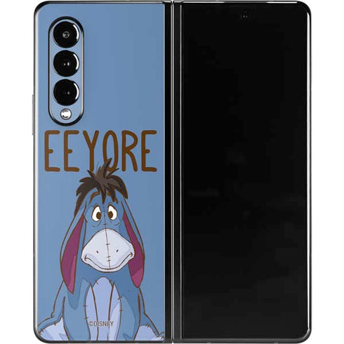 Disney Winnie the Pooh Eeyore Portrait Galaxy Z Fold3 5G Skin
