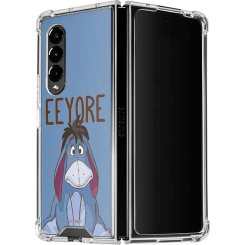 Disney Winnie the Pooh Eeyore Portrait Galaxy Z Fold4 5G Clear Case