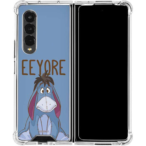 Disney Winnie the Pooh Eeyore Portrait Galaxy Z Fold4 5G Clear Case