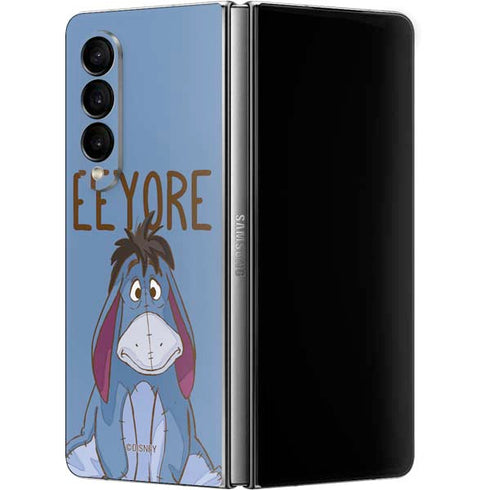 Disney Winnie the Pooh Eeyore Portrait Galaxy Z Fold4 5G Skin
