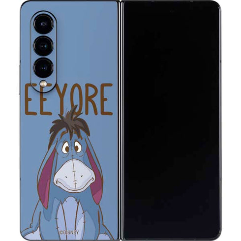 Disney Winnie the Pooh Eeyore Portrait Galaxy Z Fold4 5G Skin