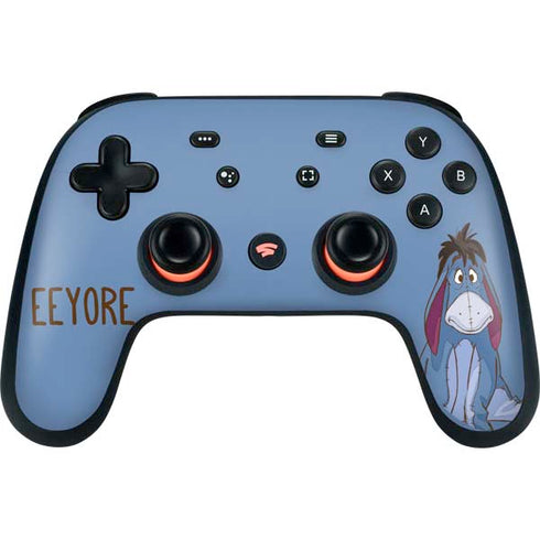 Disney Winnie the Pooh Eeyore Portrait Google Stadia Controller Skin