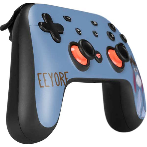 Disney Winnie the Pooh Eeyore Portrait Google Stadia Controller Skin