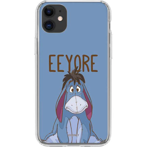 Disney Winnie the Pooh Eeyore Portrait iPhone 11 Clear Case