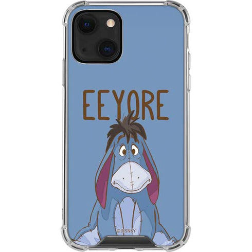Disney Winnie the Pooh Eeyore Portrait iPhone 14 Plus Clear Case