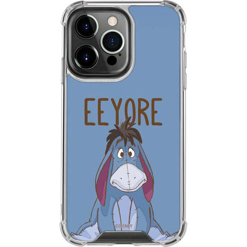 Disney Winnie the Pooh Eeyore Portrait iPhone 14 Pro Clear Case