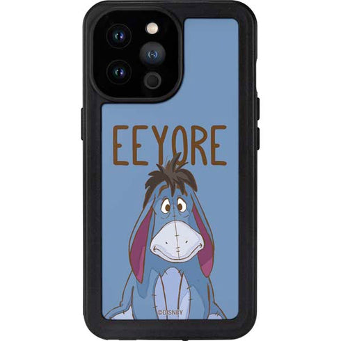 Disney Winnie the Pooh Eeyore Portrait iPhone 14 Pro Max Waterproof Case