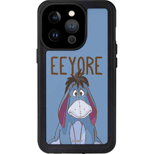 Disney Winnie the Pooh Eeyore Portrait iPhone 14 Pro Waterproof Case