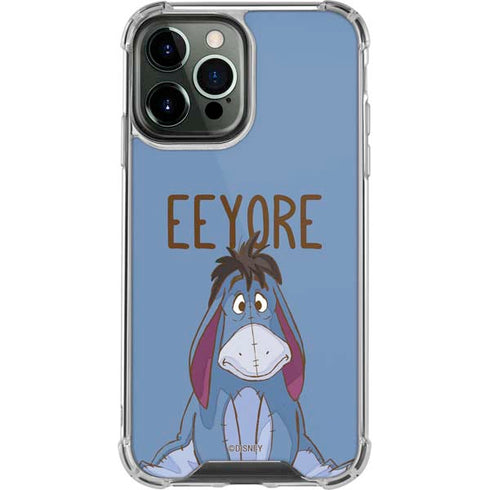 Disney Winnie the Pooh Eeyore Portrait iPhone 15 Pro Max Clear Case