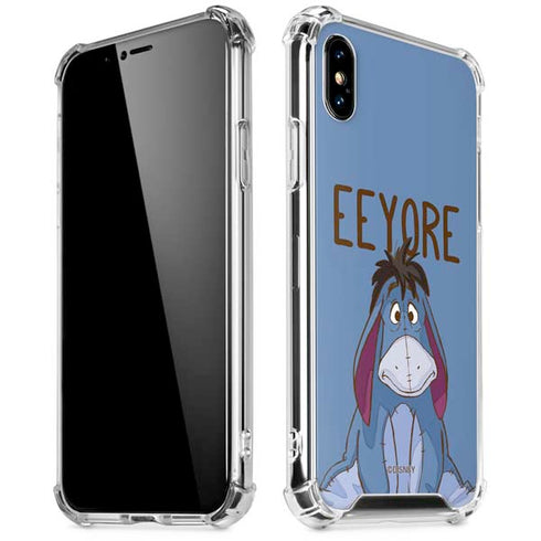 Disney Winnie the Pooh Eeyore Portrait iPhone XS Max Clear Case