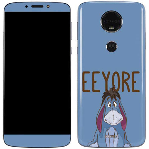 Disney Winnie the Pooh Eeyore Portrait Moto E5 Plus Skin