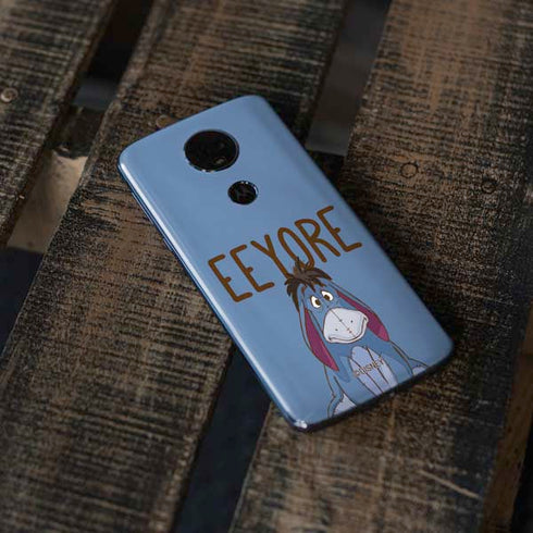 Disney Winnie the Pooh Eeyore Portrait Moto E5 Plus Skin