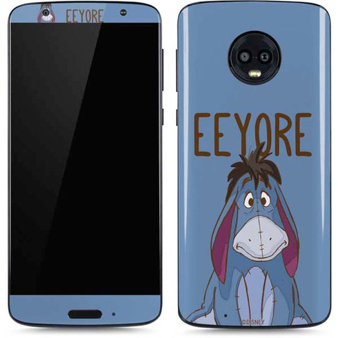 Disney Winnie the Pooh Eeyore Portrait Moto G6 Skin