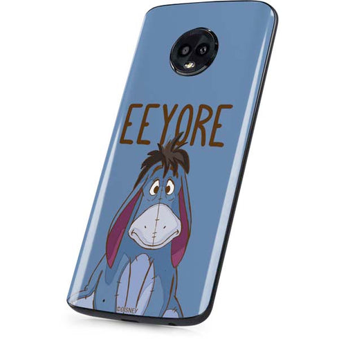 Disney Winnie the Pooh Eeyore Portrait Moto G6 Skin