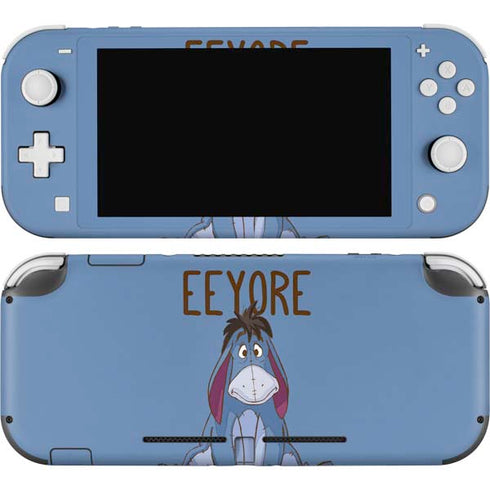 Disney Winnie the Pooh Eeyore Portrait Nintendo Switch Lite Skin