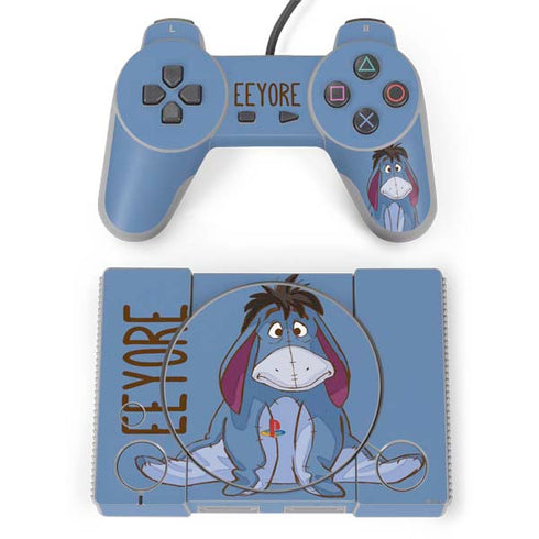 Disney Winnie the Pooh Eeyore Portrait PlayStation Classic Bundle Skin