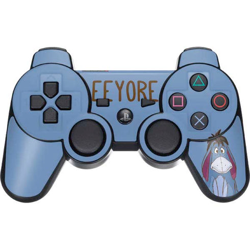 Disney Winnie the Pooh Eeyore Portrait PS3 Dual Shock wireless controller Skin