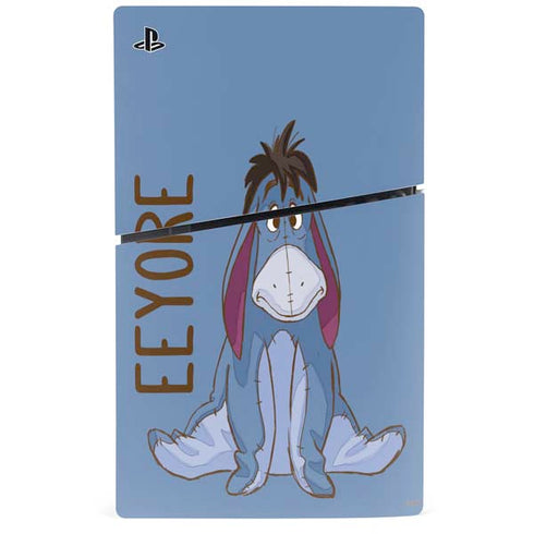 Disney Winnie the Pooh Eeyore Portrait PS5 Slim Disk Bundle Skin