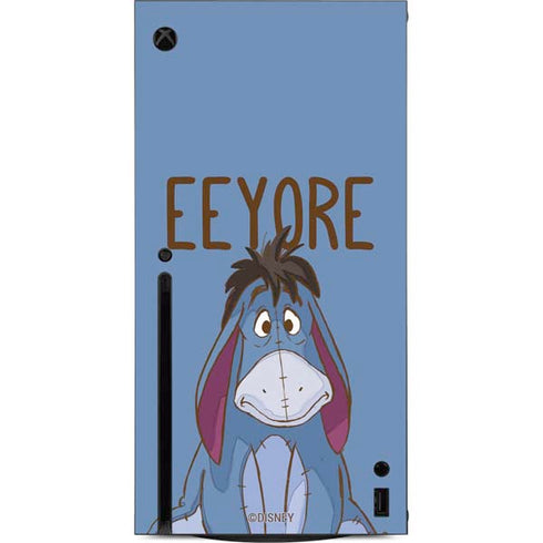 Disney Winnie the Pooh Eeyore Portrait Xbox Series X Console Skin