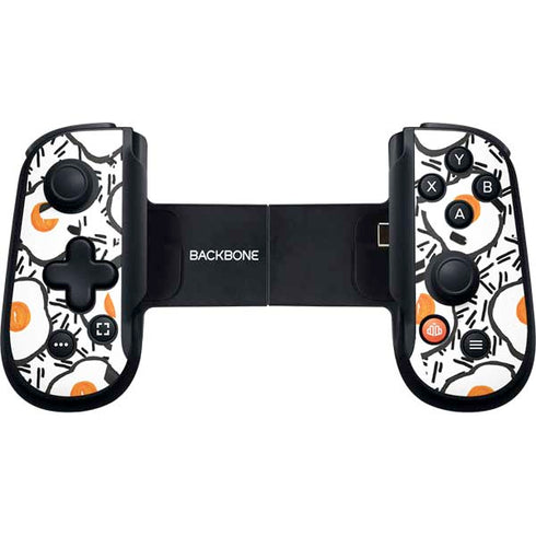 Bouffants and Broken Hearts Eggs Backbone One for iPhone Game Controller Skin
