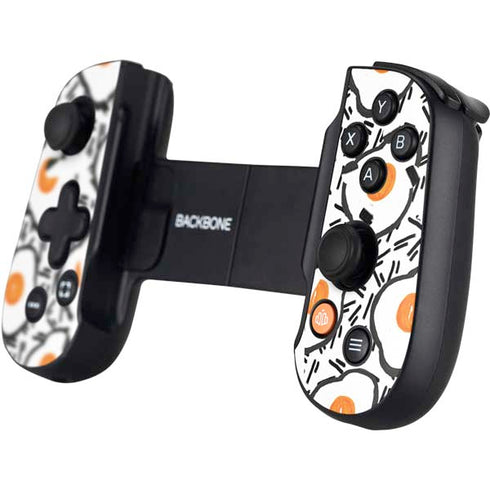 Bouffants and Broken Hearts Eggs Backbone One for iPhone Game Controller Skin