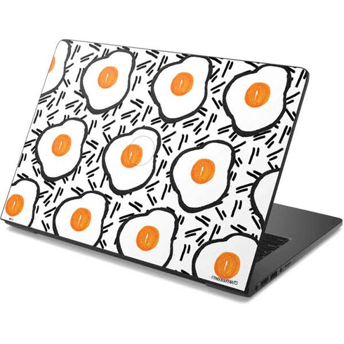 Bouffants and Broken Hearts Eggs Dell Chromebook Skin